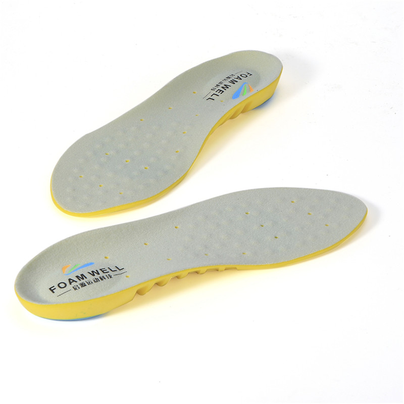 Ondersteuning van het draaien van gel Silicon Shock Absorptie Cushion Insoles voor schoenen