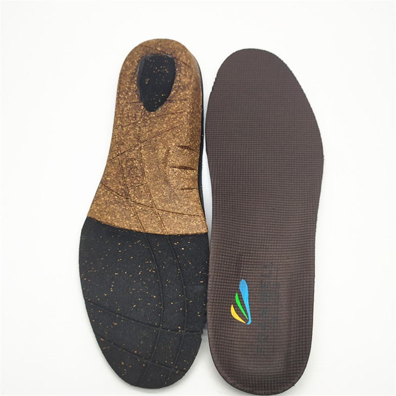 Functionele aangepaste warmte gietbare anti-slip shock absorberen voetkurk orthotische schoeninsolve