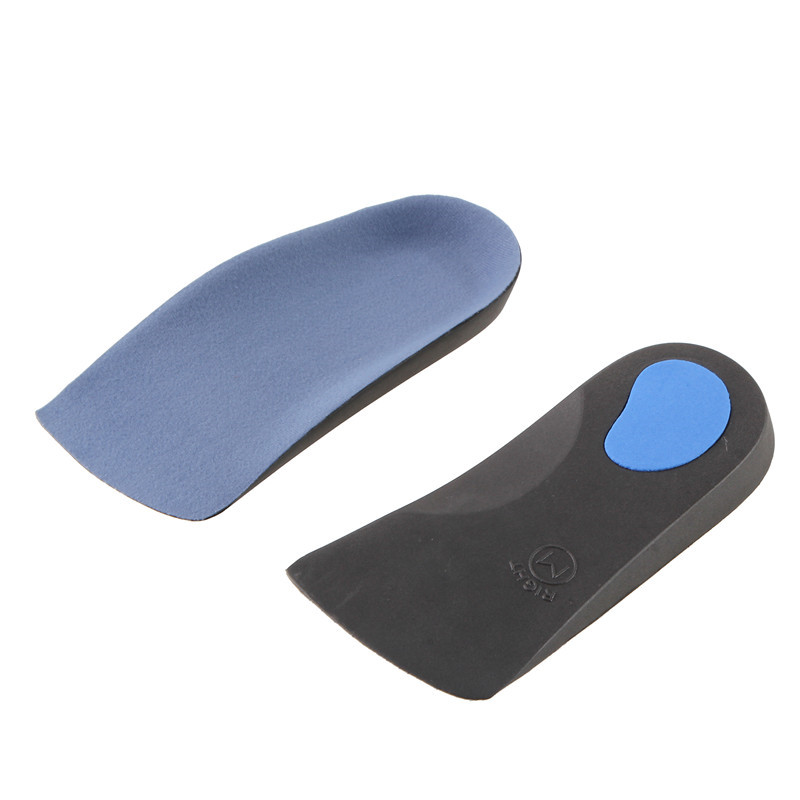 3/4 Lengte PU Hard Plastic Plastic High Quality Custom Flat Feet Arch Ondersteuning Orthopedic Shoe Insoles